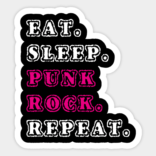 Punk Rock Sticker by ninarts